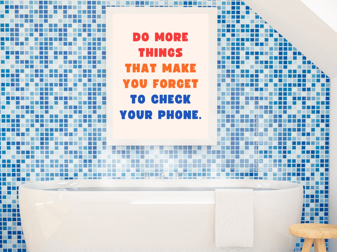 Do More Things Colorful Bold Typography Motivational Quote Wall Poster - Image 3