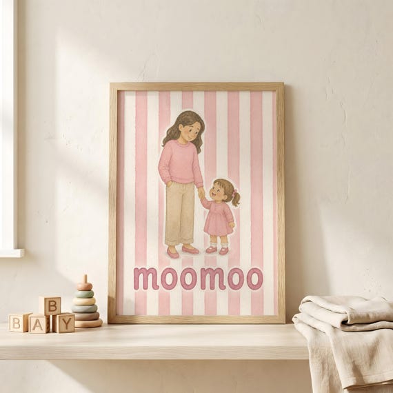 Custom Toddler Boy Nursery Wall Art Mothers Day Gift Personalized Mispronunciation Print Kids