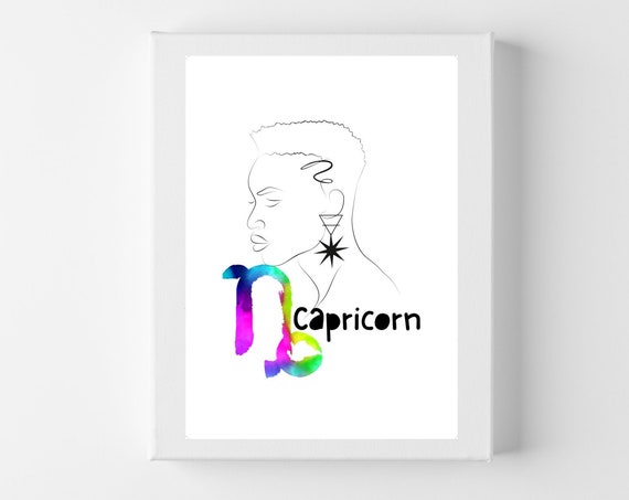Capricorn Zodiac Wall Art