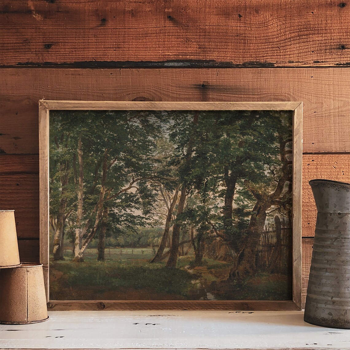 Farm Landscape Painting, Modern Farmhouse Art Print - Image 4