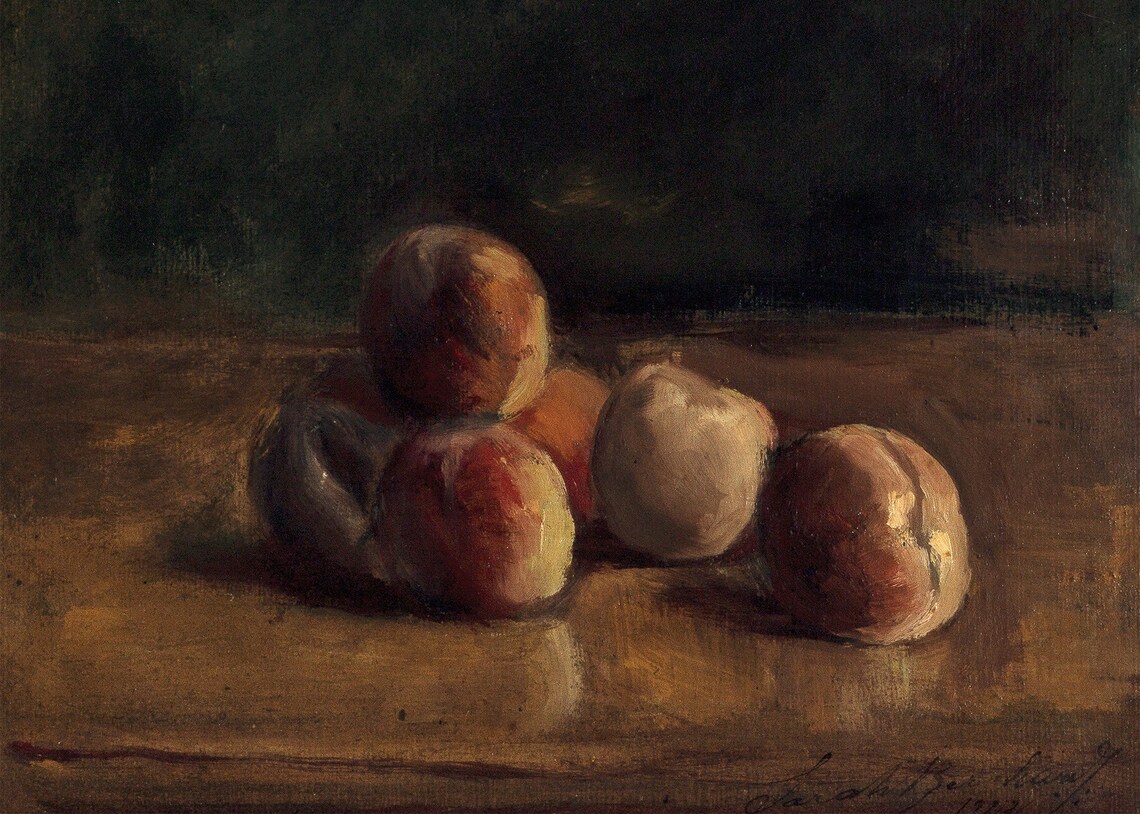 Moody Kitchen Art Print, Vintage Oil Painting Still Life - Image 4