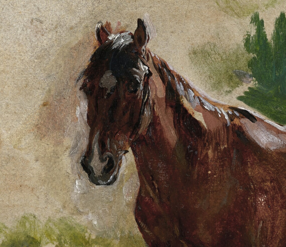 Horse Painting Art Print, Western Nursery Decor - Image 3