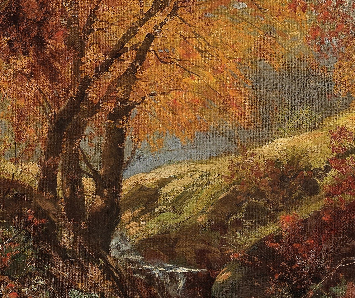 Autumn Landscape - Vintage Art - Image 2