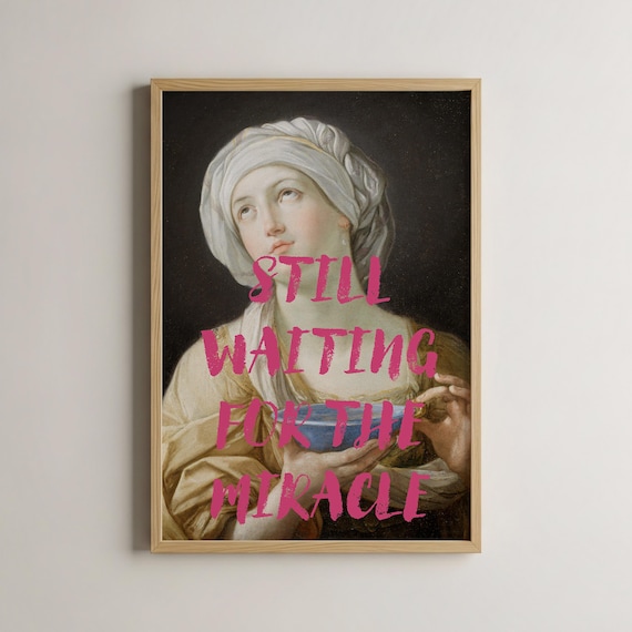 Funny Classical Art Print Ironic Wall Decor