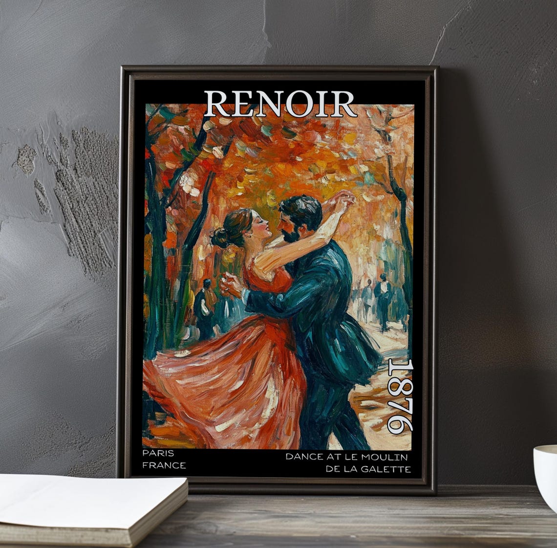 Renoir Dance at Le Moulin de la Galette Autumn Waltz 1876 Poster