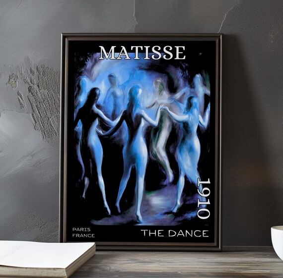 Henri Matisse The Dance 1910 Pastel Nude Circle Dancers Poster