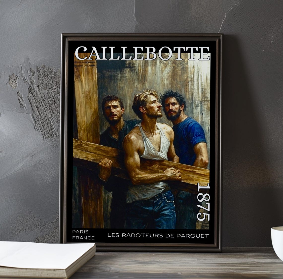 Caillebotte Les Raboteurs de Parquet Heavy Beam Carriers Poster