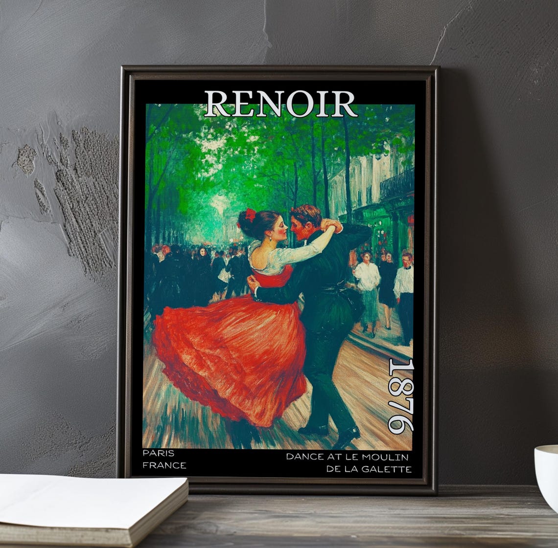 Renoir Dance at Le Moulin de la Galette Boulevard Dance Poster