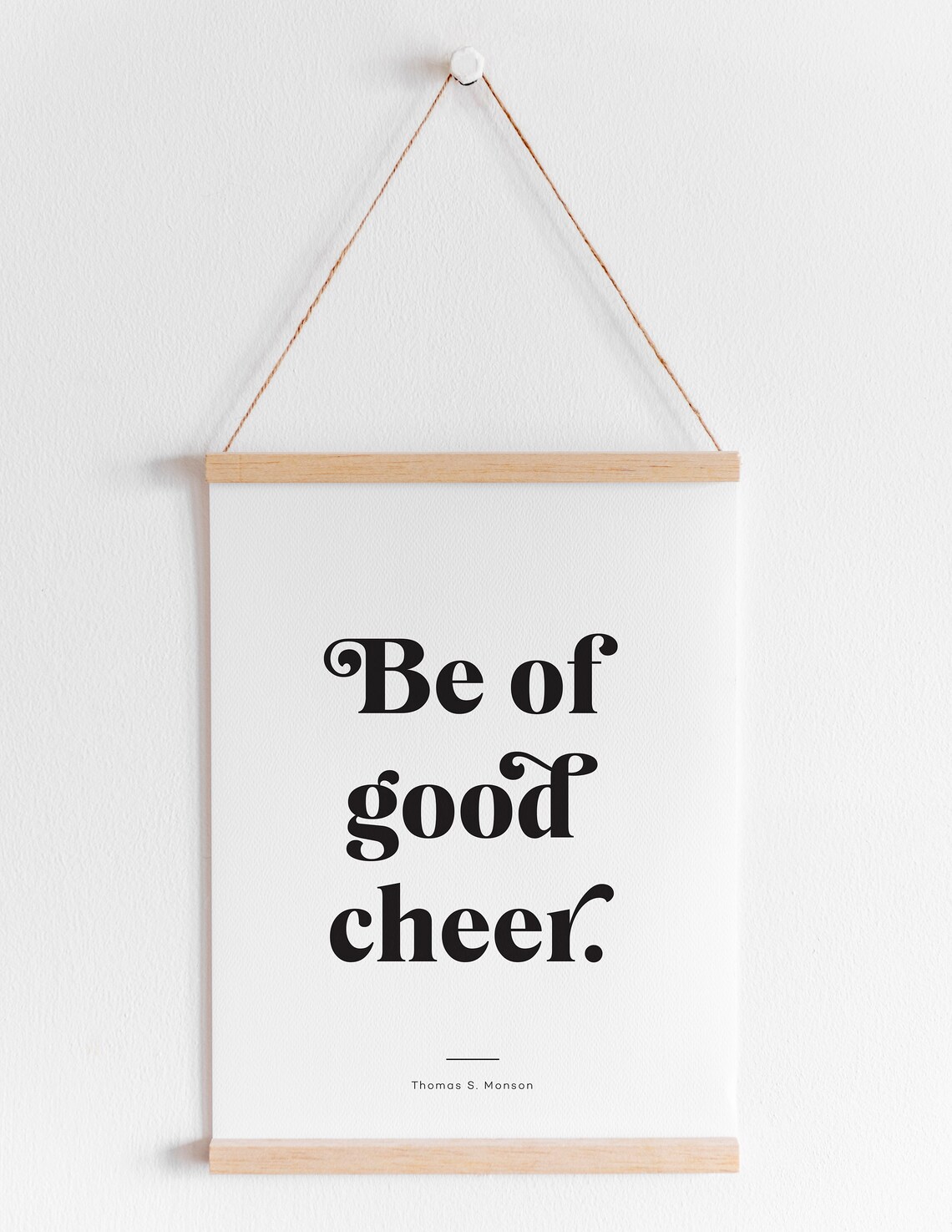 Be Of Good Cheer LDS Quote Print, Modern Christian - Image 2