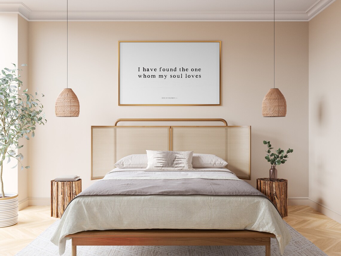 Song of Solomon 3 4 Found the One Whom My Soul Loves Art Poster - Image 2