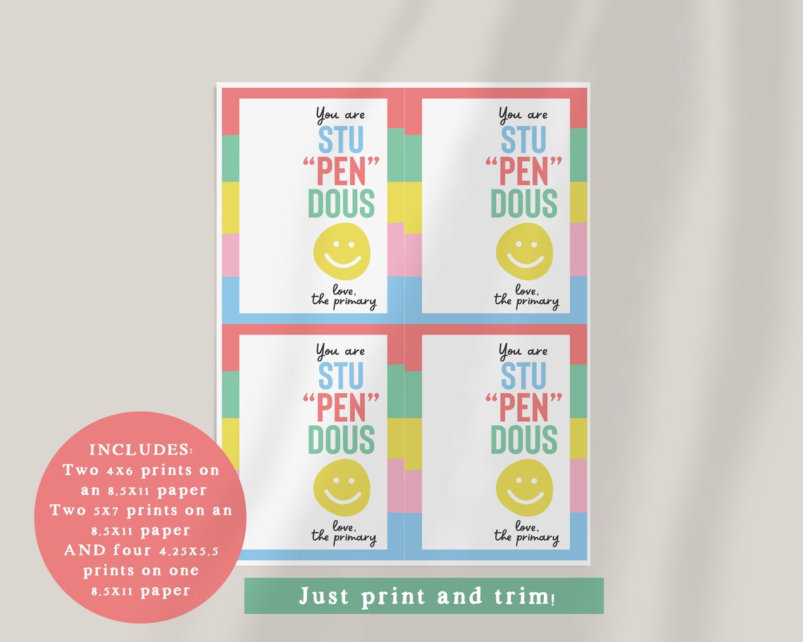 You Are Stupendous LDS Primary Gift Poster - Image 2