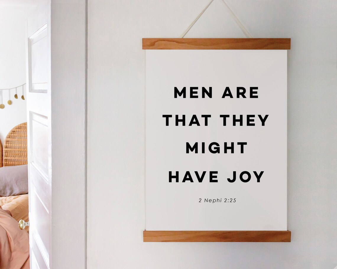 Lds Quote Print Lds Art Print Mormon Art Lds Printables Modern Scripture Art Lds Baptism Gift Lds Wedding Gift Christian Quote Signs - Image 2