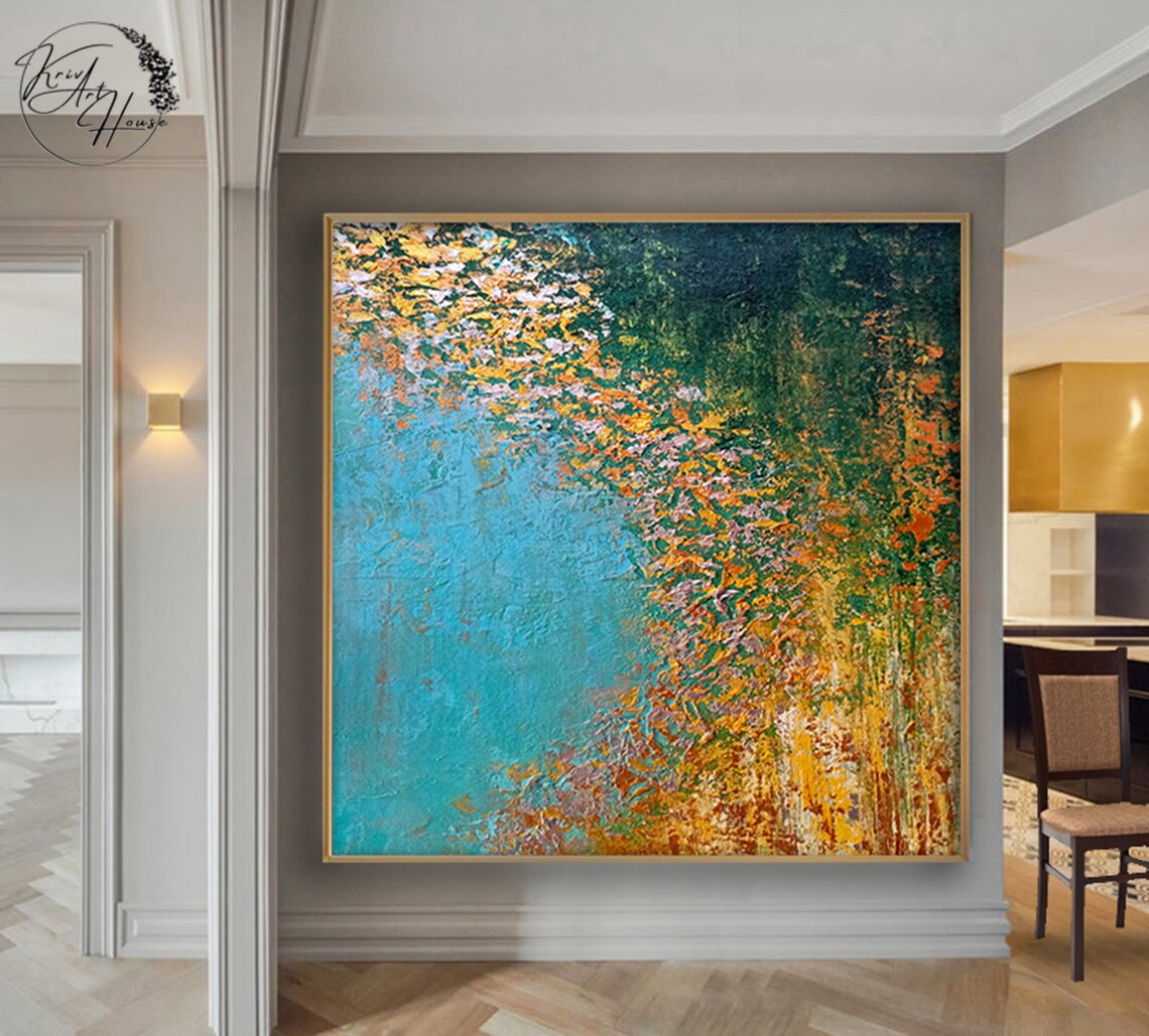 Abstract Painting Art Print, Extra Large Home Decor - Image 3
