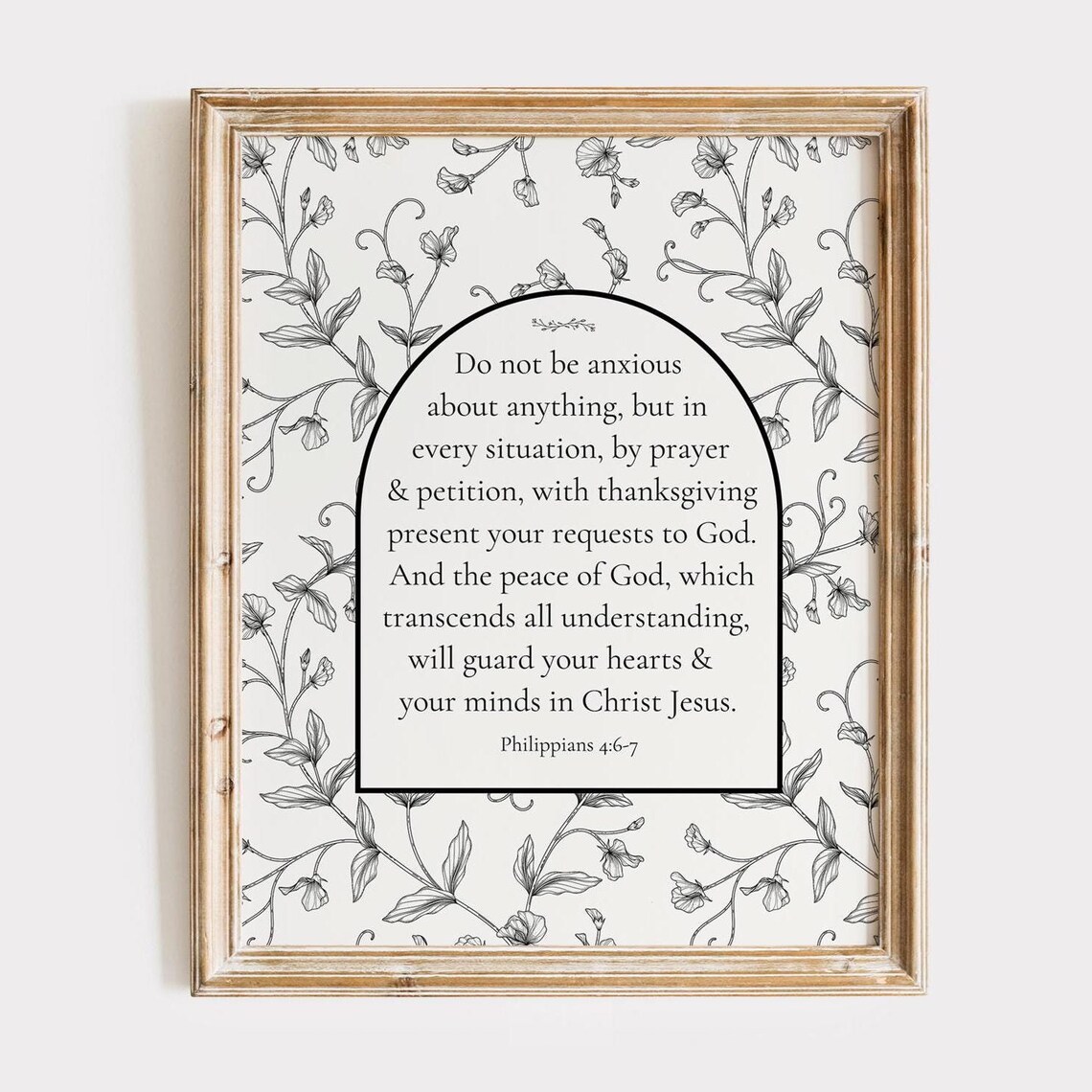 Scripture Wall Art Prints Trendy Hanging With Botanical Modern Christian Room Decor For Gifts Women
