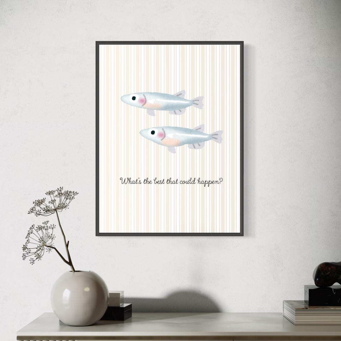 Whats The Best That Could Happen Fish Wall Art Vintage Nursery Decor Ocean Nursery Wall Art Prints Fish Decor Kids Room Nursery Fish - Image 4