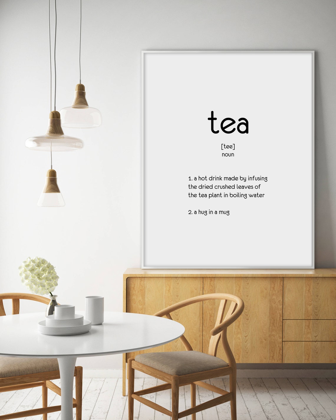 Funny Tea Quotes Tea Poster Tea Print Tea Quotes Definition Wall Art Definition Print Kitchen Decor Kitchen Prints - Image 3