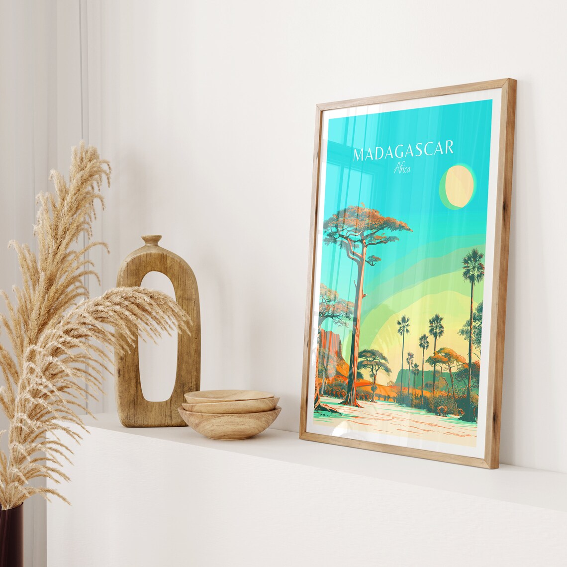 Madagascar Travel Poster, Africa Art Print - Image 2