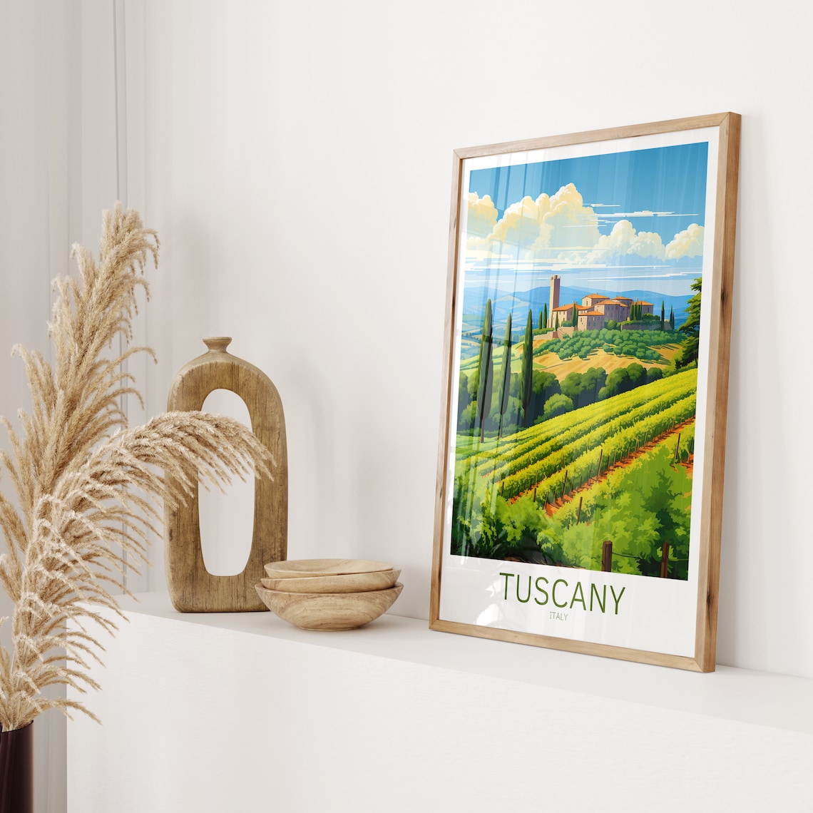 Tuscany Travel Poster, Italy Wall Art Art Print - Image 2