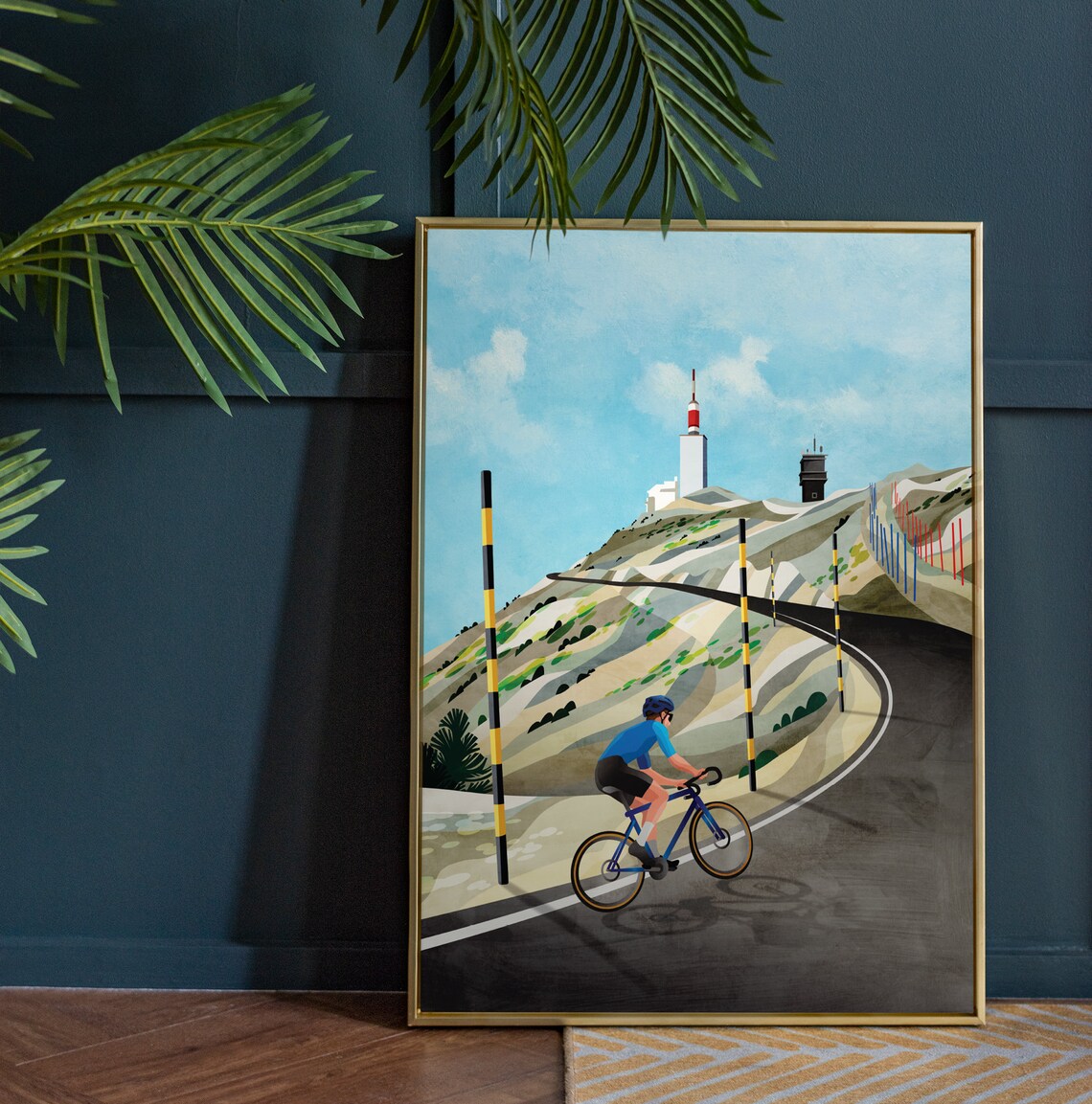Mount Ventoux Cycling Art Print, Epic Climb - Image 4