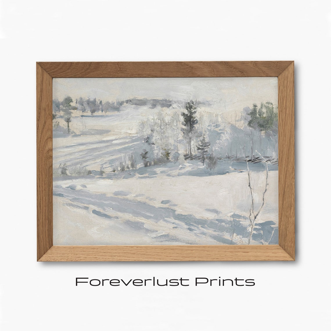 Winter Landscape - Seasonal Art Print - Image 2