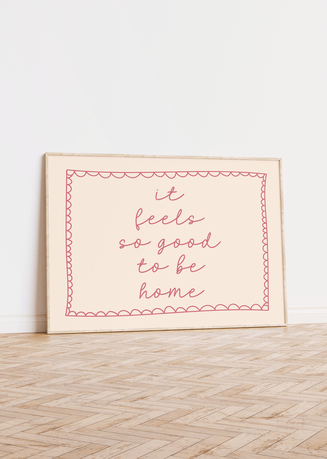 It Feels So Good To Be Home Affirmation Poster - Image 2
