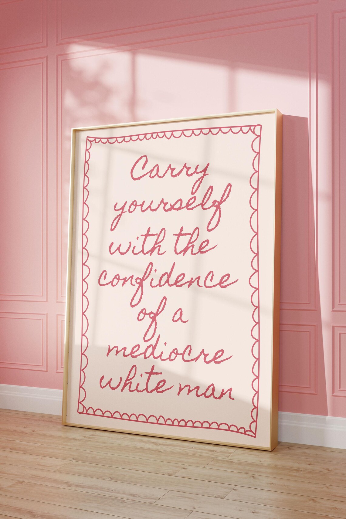 Carry Yourself With Confidence Feminist Art Print - Image 2