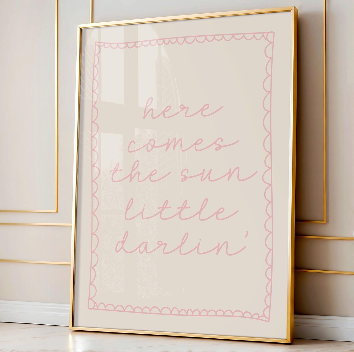 Here Comes The Sun Little Darlin, Boho Art Print