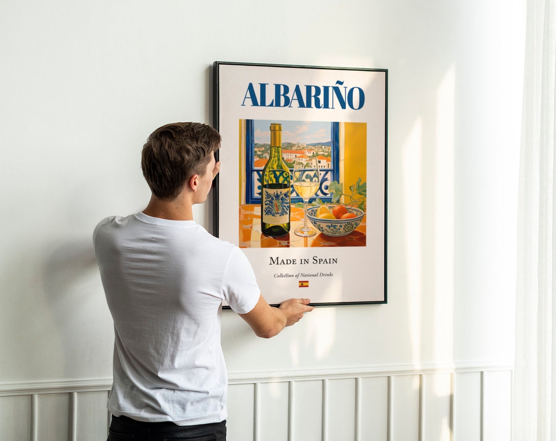 Albariño Traditional Galicia Beverage Poster Print - Image 2