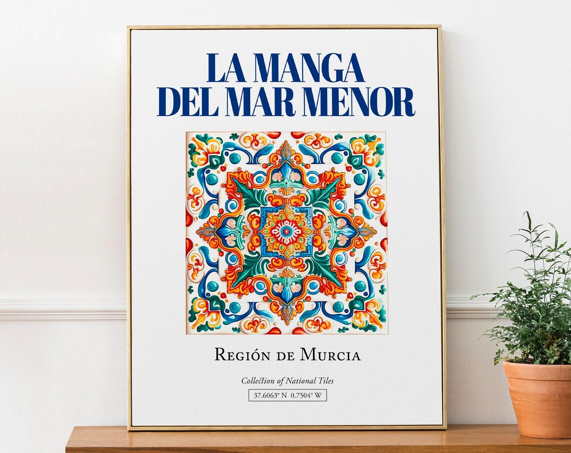 La Manga Del Mar Menor Spain Travel Poster