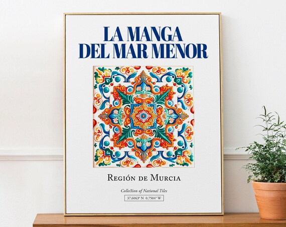 La Manga Del Mar Menor Spain Travel Poster