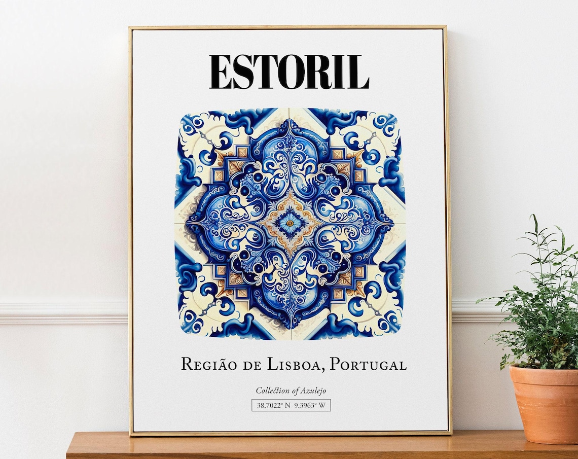 Estoril Regio De Lisboa Portugal Travel Poster