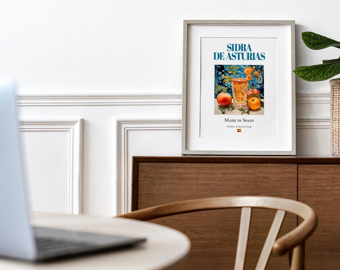 Sidra De Asturias Poster, Traditional Spanish Beverage - Image 4