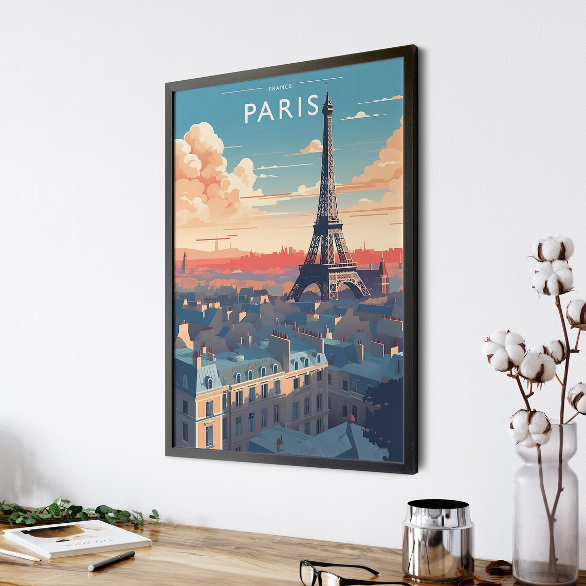 Paris Travel Poster, France City Art Print - Image 4