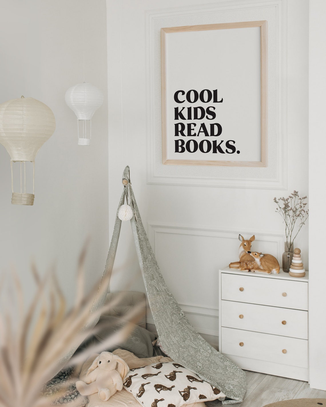 Cool Kids Read Books Bold Serif Reading Quote Poster for Kids Class - Image 2