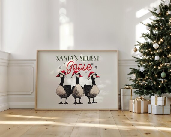 Farmhouse Christmas Print 10 Christmas Printables Cute Farm Animals Funny Xmas Decor Christmas Gallery Wall Art Prints