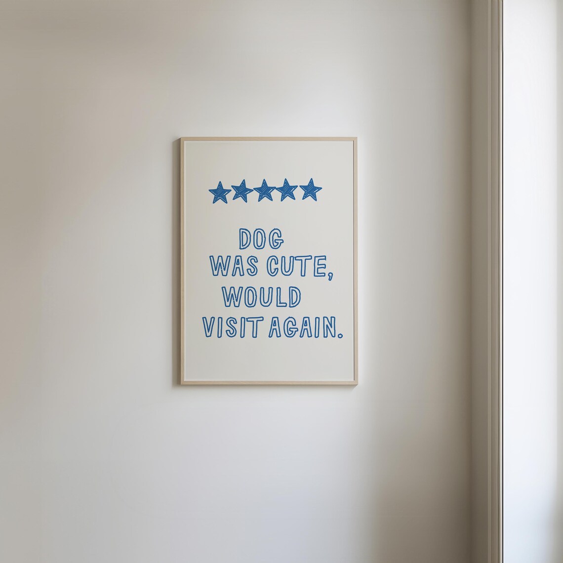 Funny Dog Quote Poster, Quirky Living Room Decor - Image 4