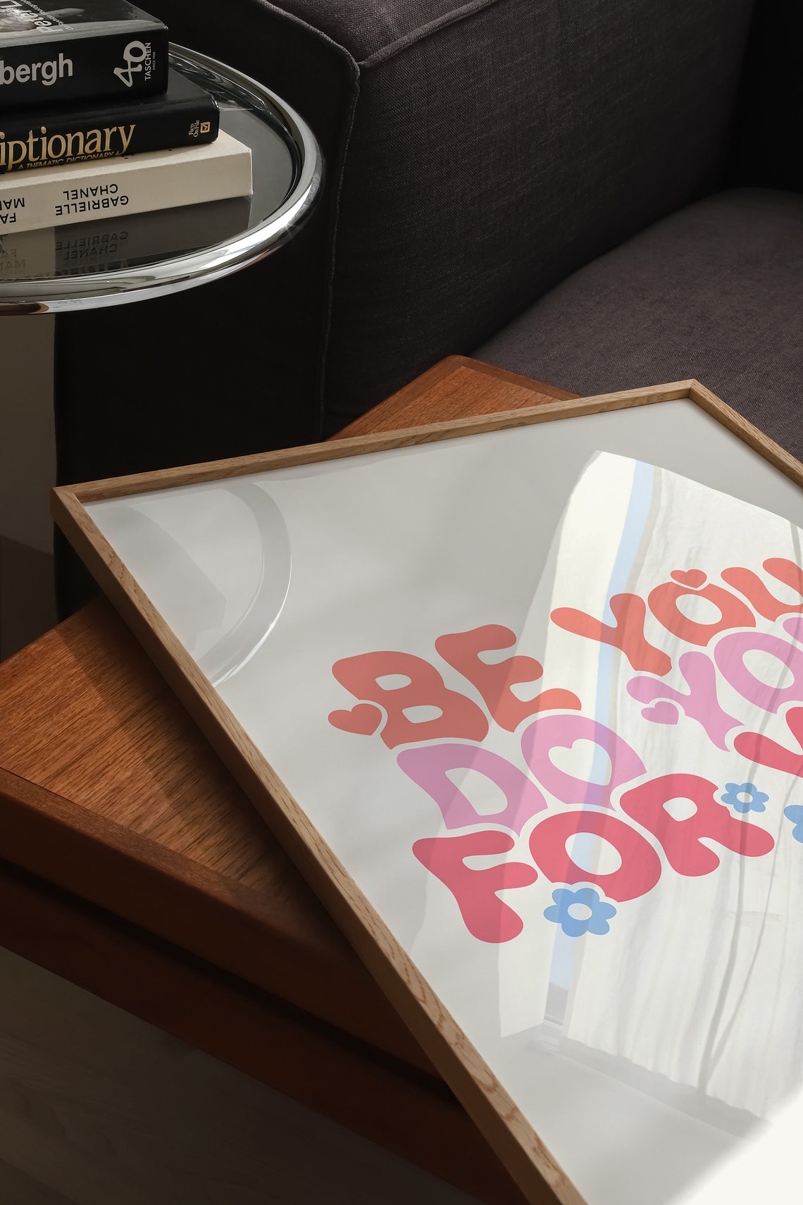 Be You Do You For You Retro Bubble Letter Self Love Quote Poster - Image 2