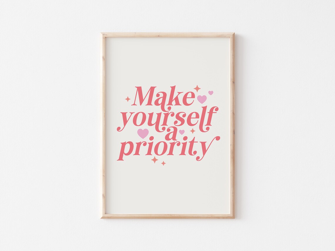 Self Love Quotes, Trendy Retro Aesthetic Poster - Image 5