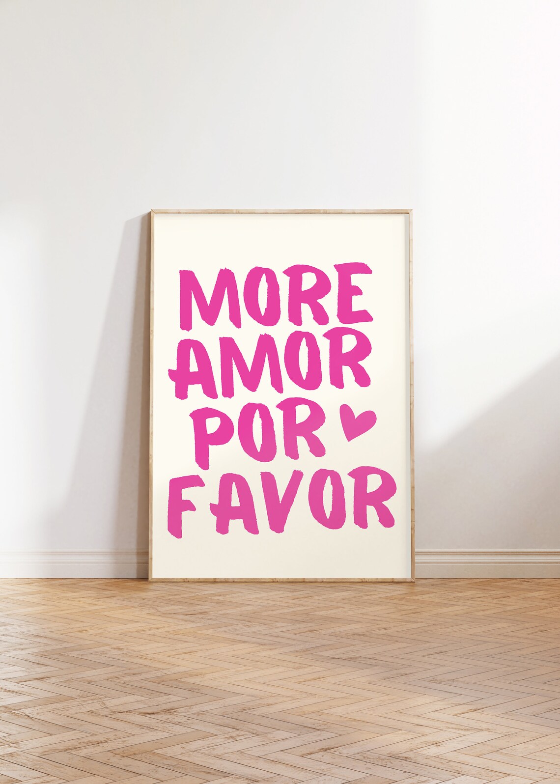 More Amor Por Favor Maximalist Love Quote Poster - Image 5