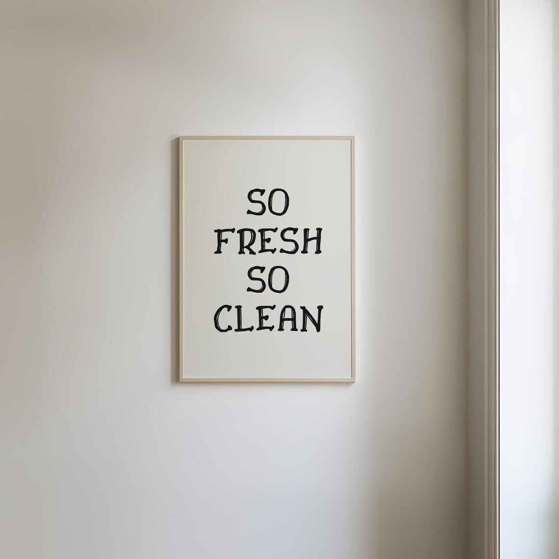 So Fresh So Clean Bathroom Humor Art Print - Image 4