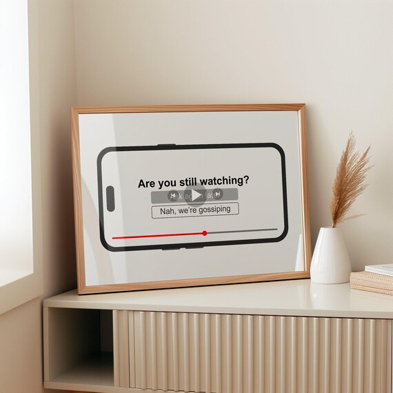 Funny Hosting Decor Wall Art Apartment Witty Poster For Room