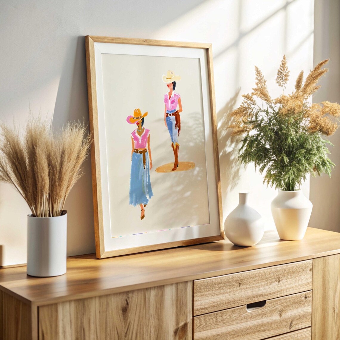 Long Live Cowgirls Poster, Western Decor