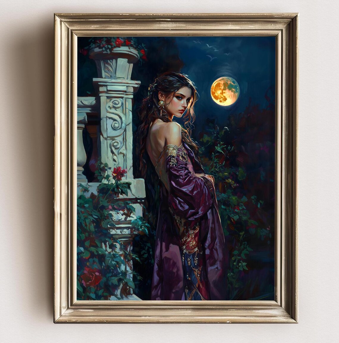 Persephone Dark Academia Greek Mythology Art Print - Image 2