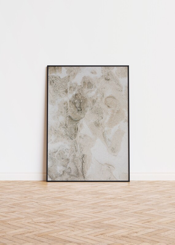 Sand Texture Minimalist Abstract Photography Neutral Beige Wall Print