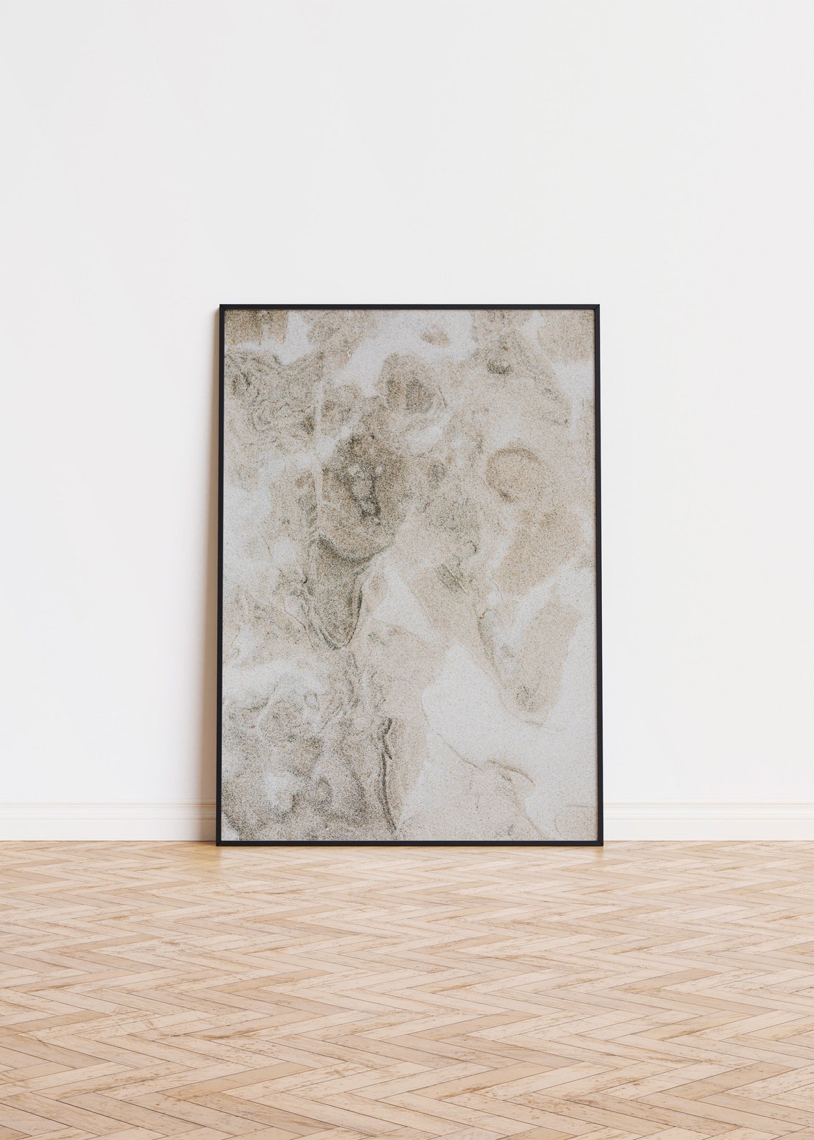 Sand Texture Minimalist Abstract Photography Neutral Beige Wall Print