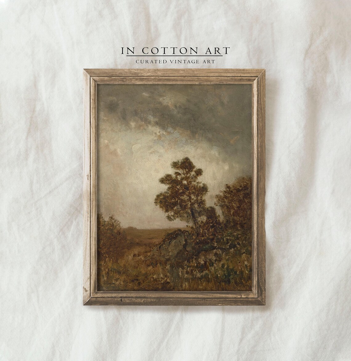 Rustic Autumn Landscape, Farmhouse Art Print - Image 4
