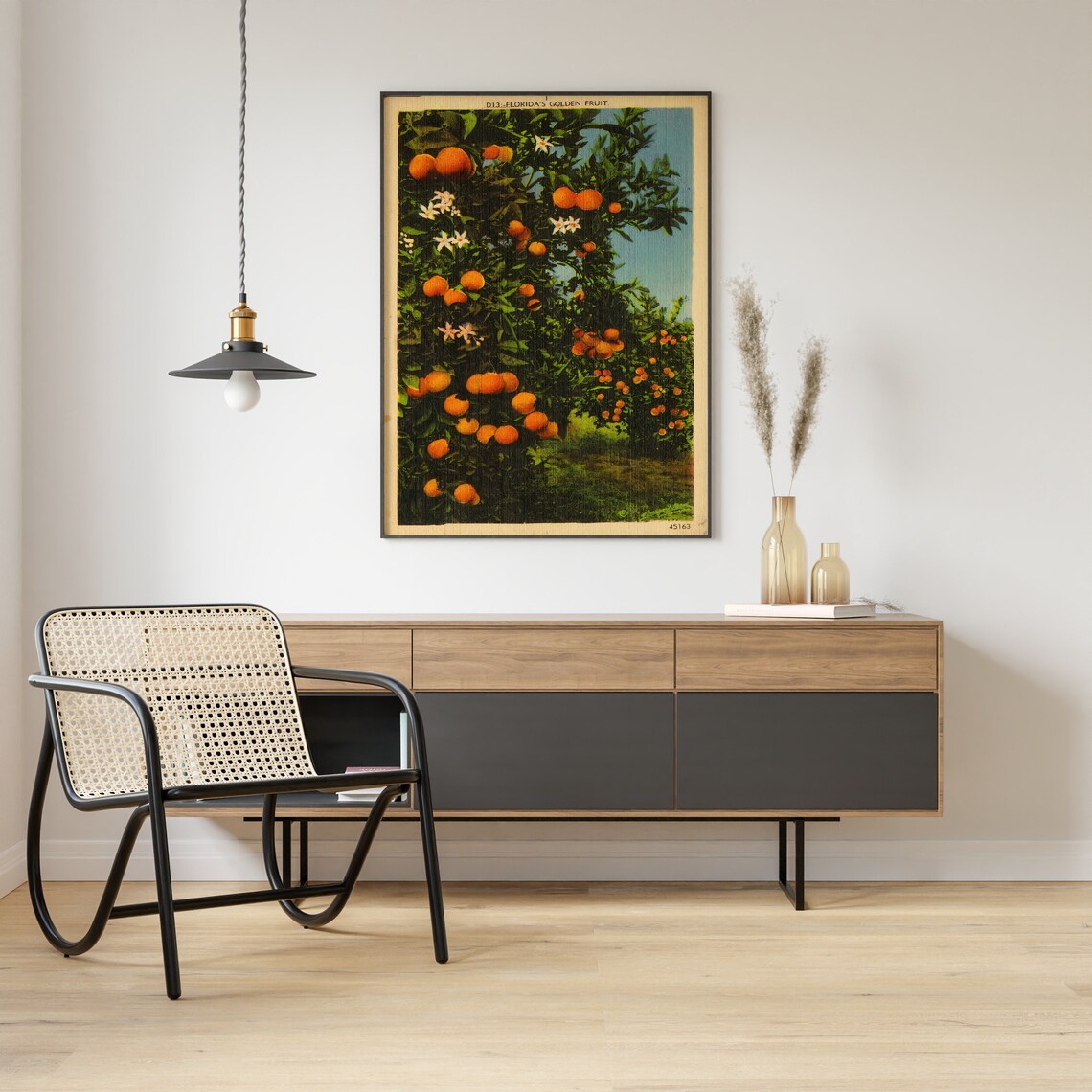 Vintage Florida Orange Grove Poster, Botanical Print - Image 3