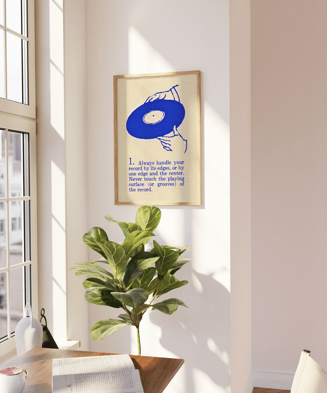 Retro Record Label Poster, Music Wall Art Print - Image 2