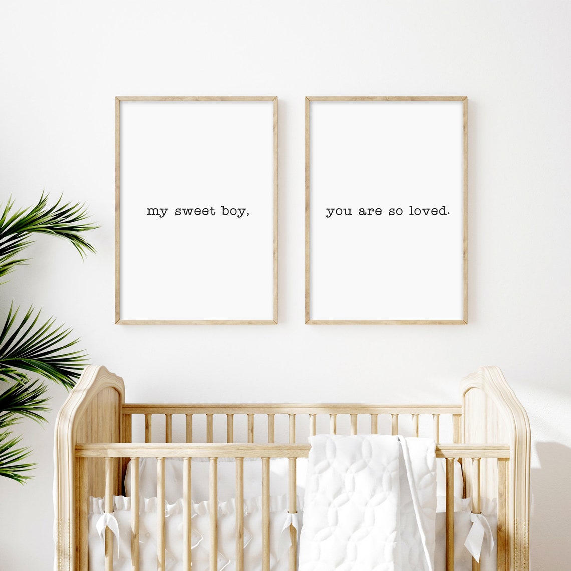 My Sweet Boy Nursery Quote Art Print - Image 2