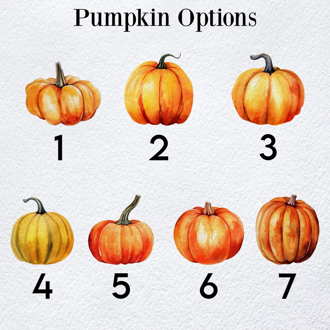 Welcome To Our Patch Family Pumpkin Watercolor Fall Decor Art Poster - Image 2